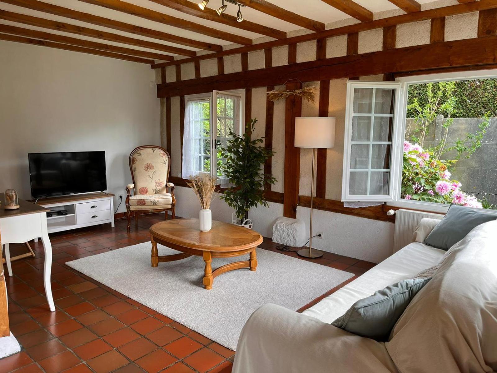 Maison 110 M² Cosy Au Calme Avec Jardin De 1000 M² Pont-Audemer Exterior photo